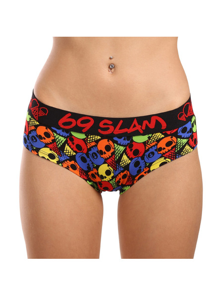 69slam Női boxeralsó 69SLAM bamboo SKULL CONE
