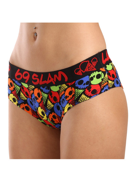 69slam Női boxeralsó 69SLAM bamboo SKULL CONE