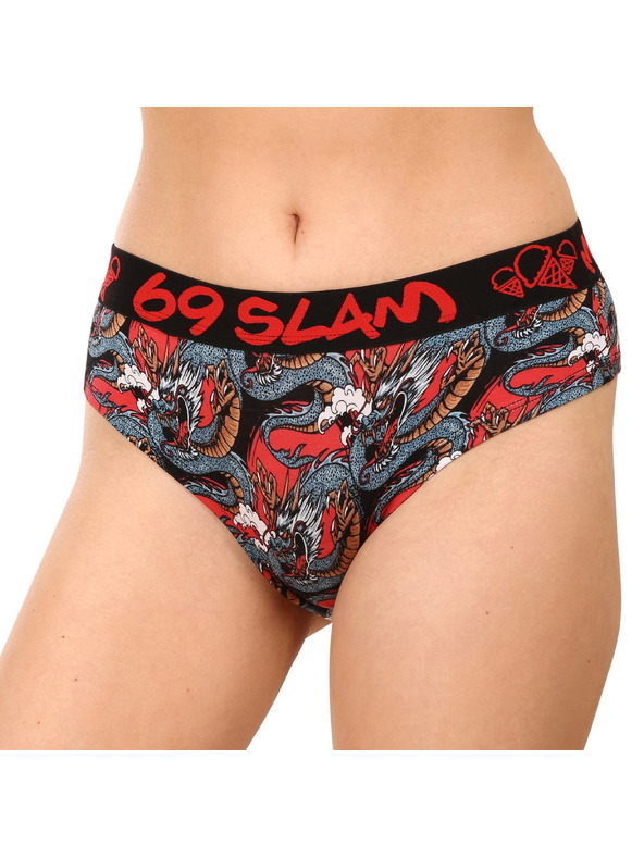 69slam Női boxeralsó 69SLAM moon dragon red