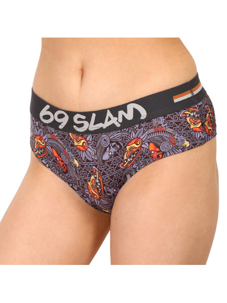 69slam Női alsónadrág 69SLAM mayan head luna