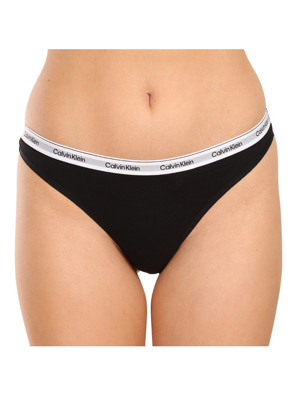 Calvin Klein Háromrészes szett - női tanga Calvin Klein fekete