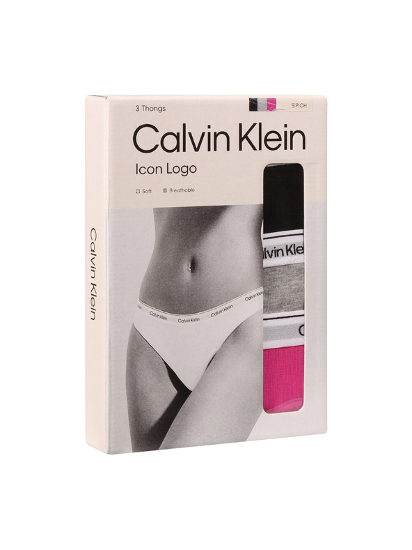 Calvin Klein Háromrészes szett - női tanga Calvin Klein többszínű
