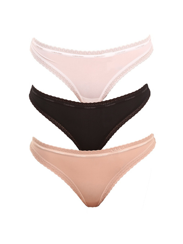 Calvin Klein Három darabos készlet - női tanga Calvin Klein többszínű