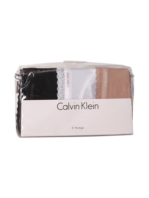 Calvin Klein Három darabos készlet - női tanga Calvin Klein többszínű