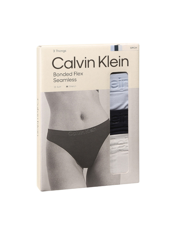 Calvin Klein Három darabos készlet - női tanga Calvin Klein többszínű