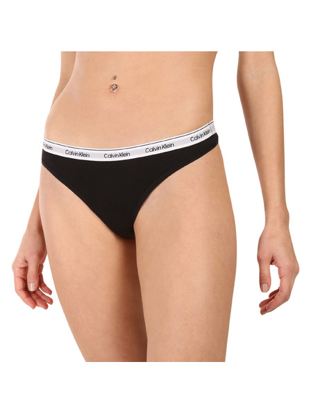 Calvin Klein Öt darabos készlet - női tanga Calvin Klein fekete