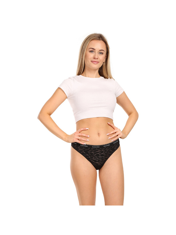 Calvin Klein Három darabos készlet - női bugyi Calvin Klein fekete