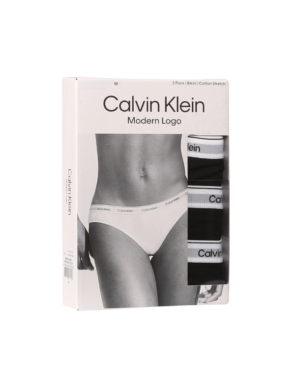 Calvin Klein Három darabos készlet - női bugyi Calvin Klein fekete