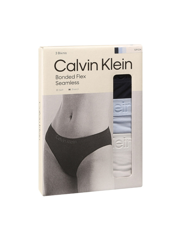 Calvin Klein Három darabos készlet - női bugyi Calvin Klein varrás nélküli többszínű