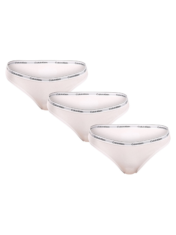 Calvin Klein Három darabos készlet - női bugyi Calvin Klein fehér