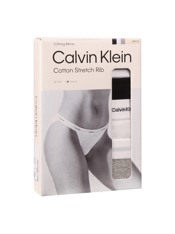 Calvin Klein Három darabos készlet - női bugyi Calvin Klein többszínű