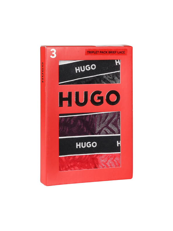 HUGO Háromdarabos csomag - HUGO női alsónadrág többszínű