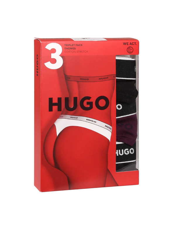 HUGO Három részes szett - HUGO női tanga többszínű