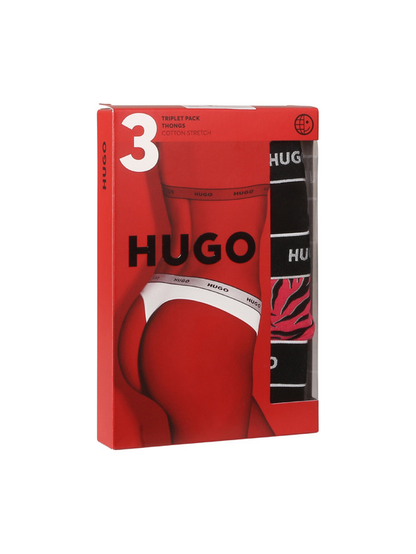 HUGO Három részes szett - HUGO női tanga többszínű