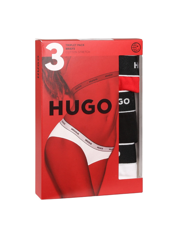 HUGO Háromdarabos csomag - HUGO női alsónadrág többszínű