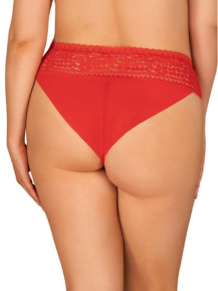 Obsessive Obsessive női alsónadrág plus size piros