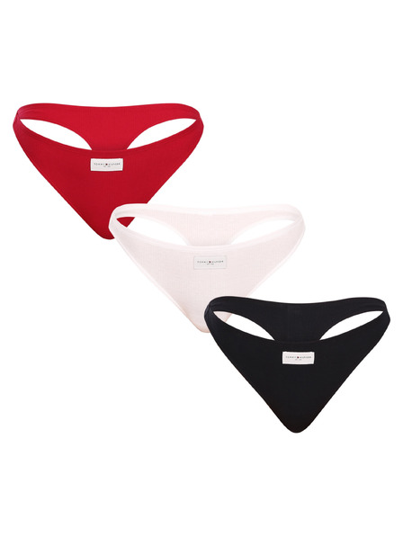 Tommy Hilfiger Készlet három - női tanga Tommy Hilfiger nagyobb méret többszínű