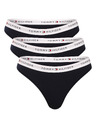 Tommy Hilfiger Készlet három - női tanga Tommy Hilfiger fekete