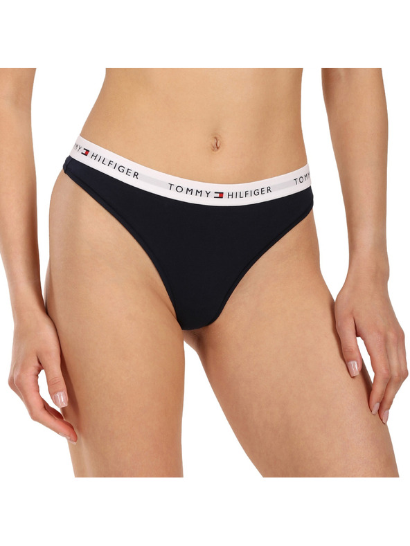 Tommy Hilfiger Készlet három - női tanga Tommy Hilfiger fekete