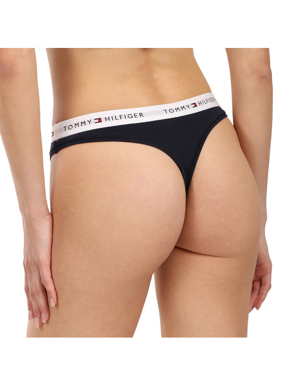 Tommy Hilfiger Készlet három - női tanga Tommy Hilfiger fekete