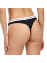 Tommy Hilfiger Készlet három - női tanga Tommy Hilfiger fekete