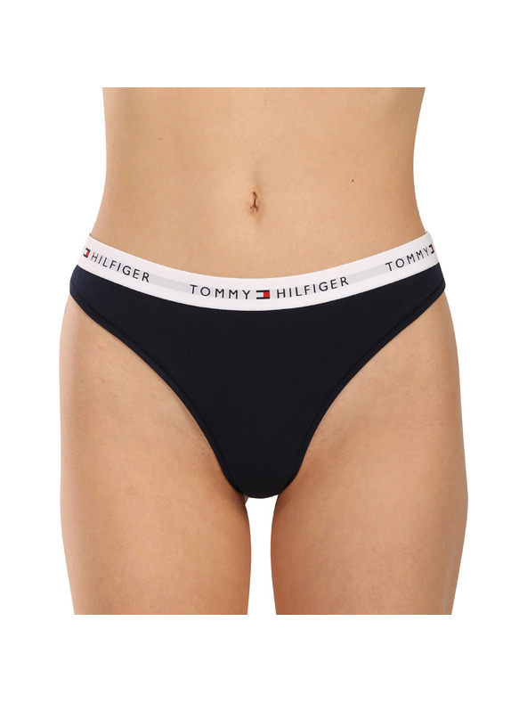 Tommy Hilfiger Készlet három - női tanga Tommy Hilfiger fekete