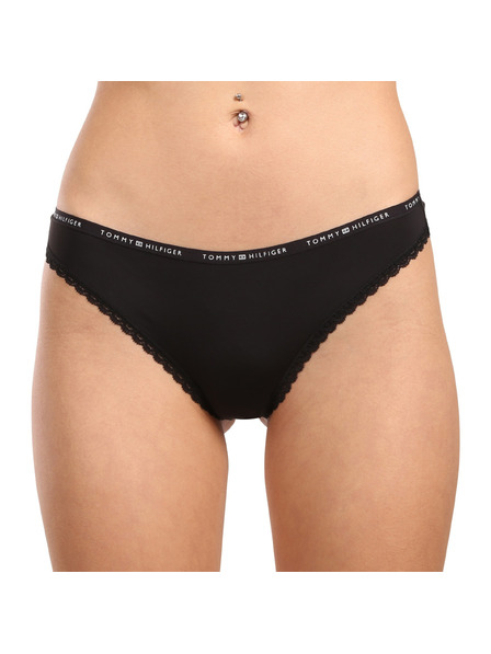 Tommy Hilfiger Készlet három - női tanga Tommy Hilfiger fekete