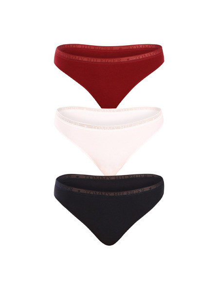 Tommy Hilfiger Készlet három - női tanga Tommy Hilfiger nagyobb méret többszínű
