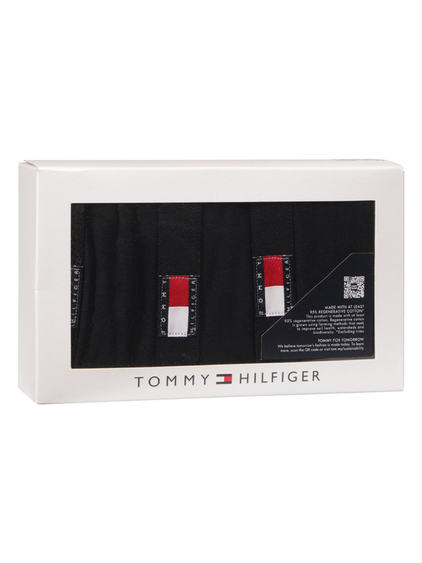 Tommy Hilfiger Készlet három - női tanga Tommy Hilfiger fekete
