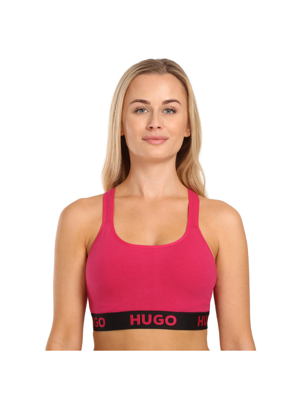 HUGO Női melltartó HUGO rózsaszín