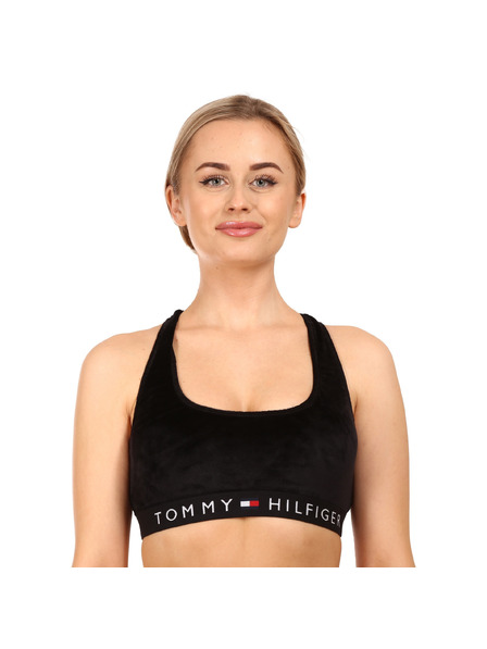 Tommy Hilfiger Női melltartó Tommy Hilfiger mikroplüss fekete