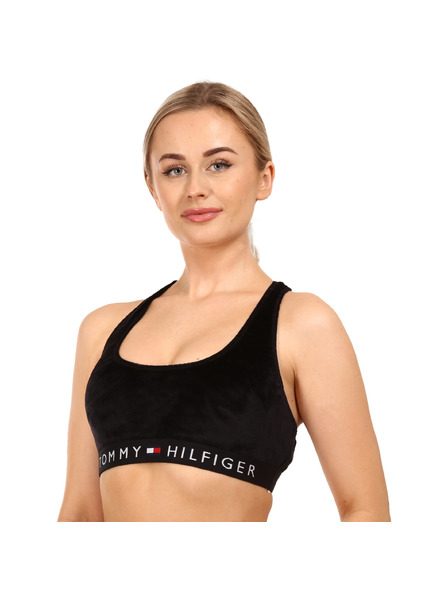 Tommy Hilfiger Női melltartó Tommy Hilfiger mikroplüss fekete