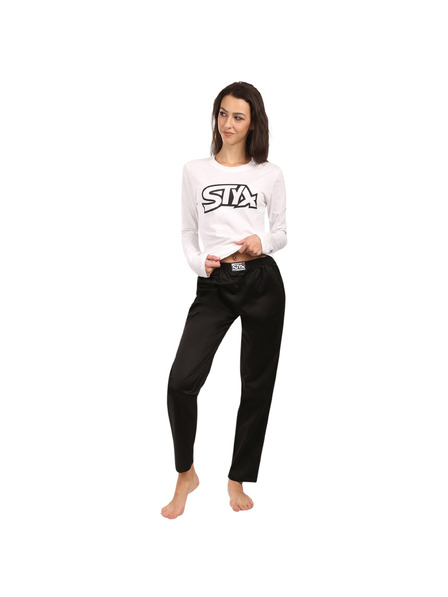 Styx Női pizsamaszett Styx, fekete-fehér