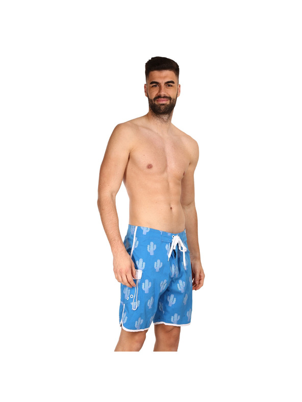 69slam Férfi úszónadrág 69SLAM desert scene blue theo