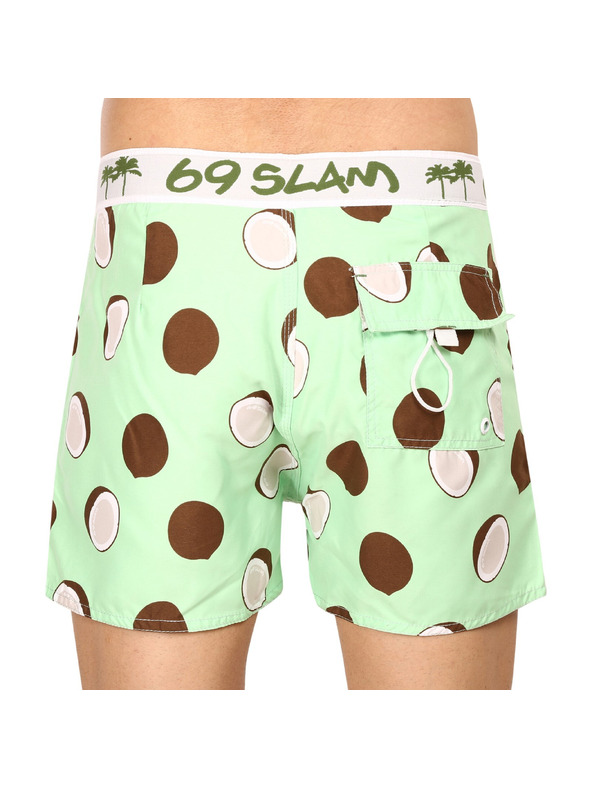 69slam Férfi úszónadrág 69SLAM coco brown mateo