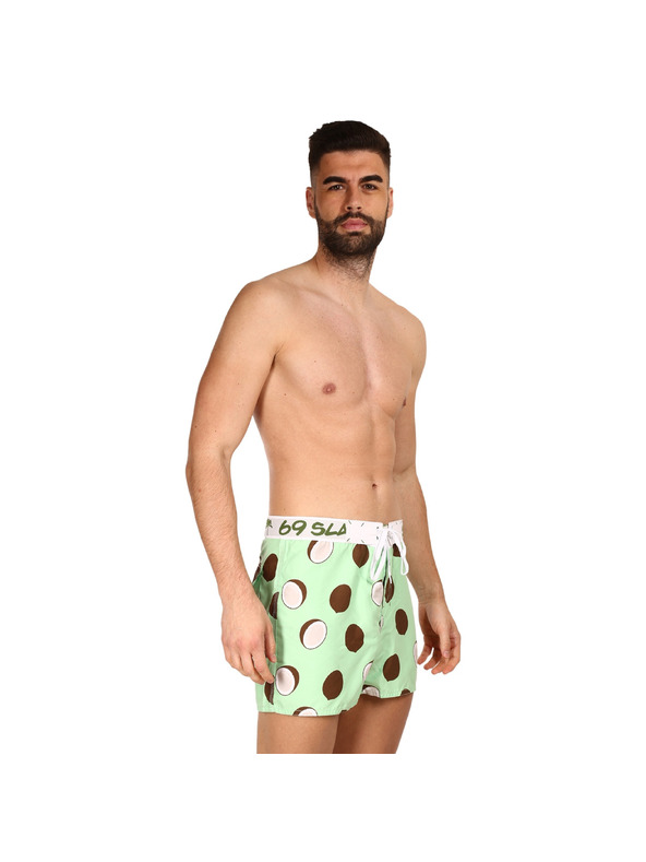 69slam Férfi úszónadrág 69SLAM coco brown mateo