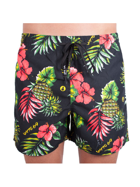 69slam Férfi úszónadrág 69SLAM boardshort leilani black