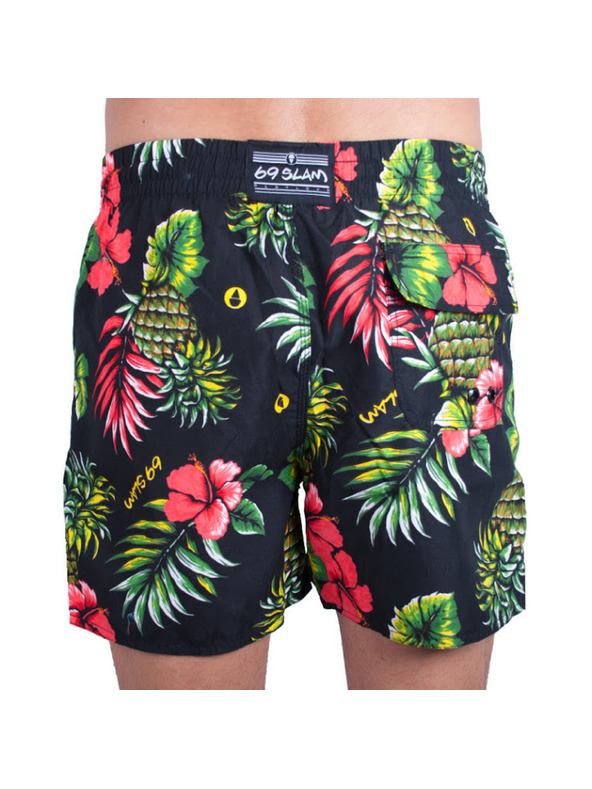 69slam Férfi úszónadrág 69SLAM boardshort leilani black