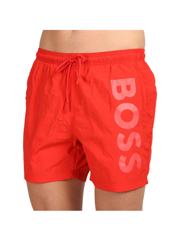BOSS Férfi úszónadrág BOSS piros