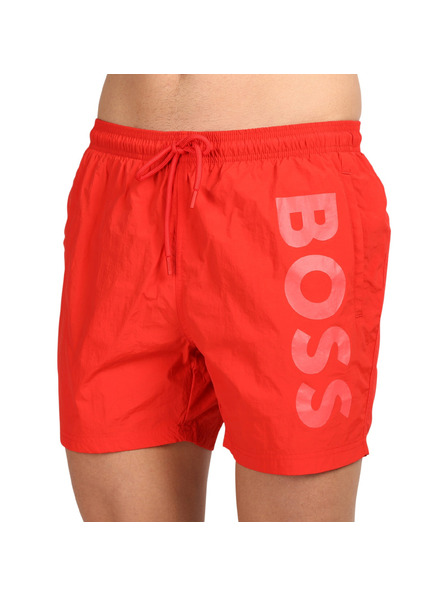 BOSS Férfi úszónadrág BOSS piros