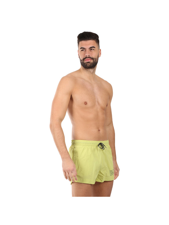 BOSS Férfi úszónadrág BOSS sárga