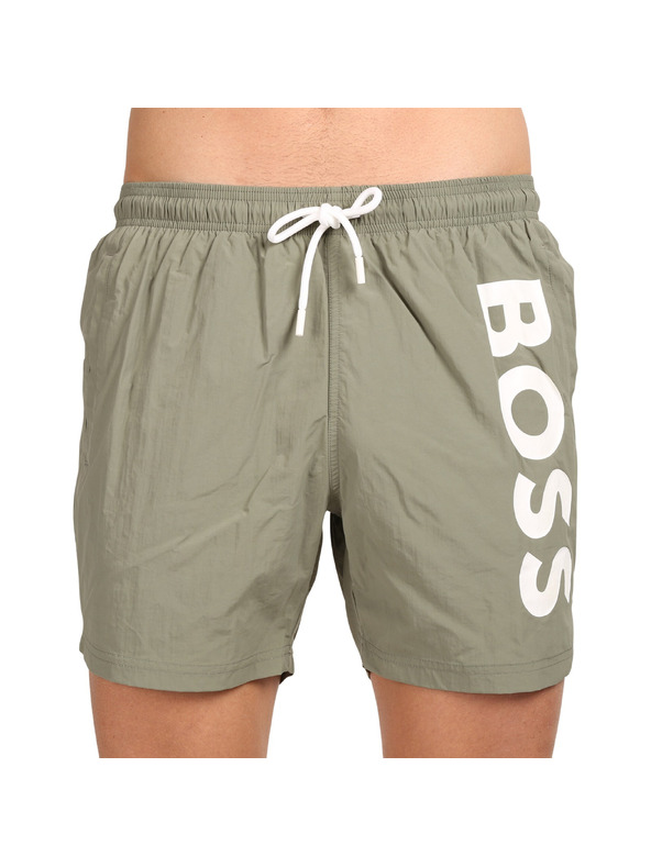 BOSS Férfi úszónadrág BOSS zöld