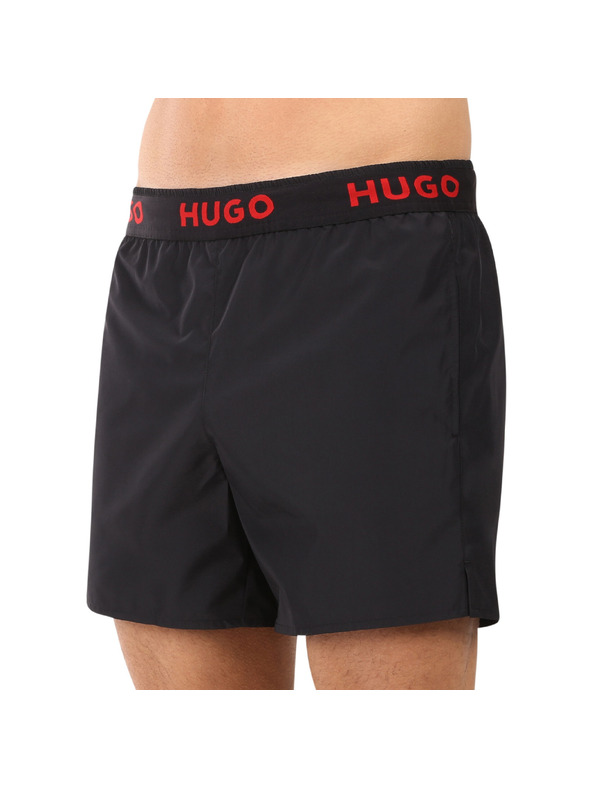 HUGO Férfi fürdőnadrág HUGO fekete
