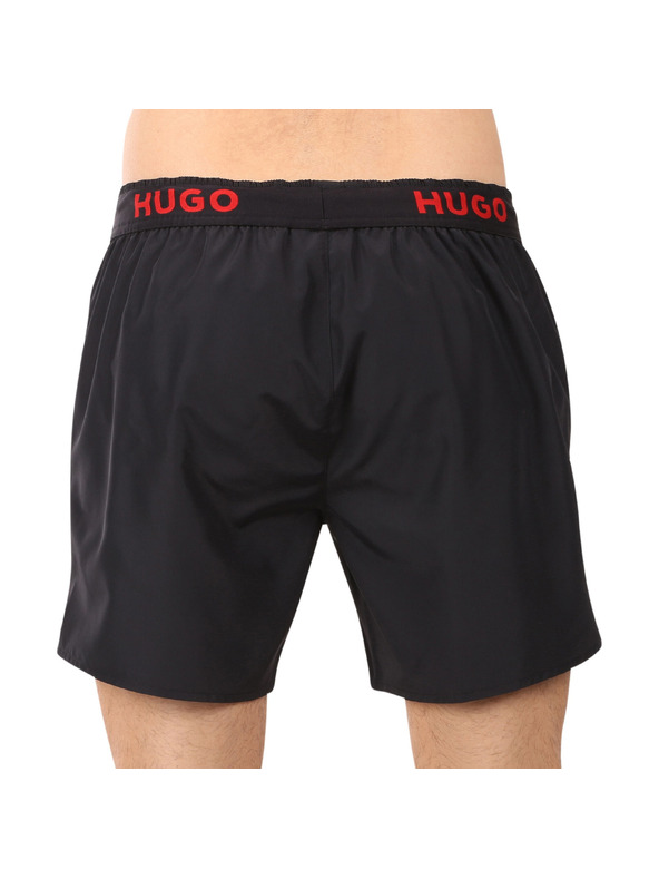HUGO Férfi fürdőnadrág HUGO fekete