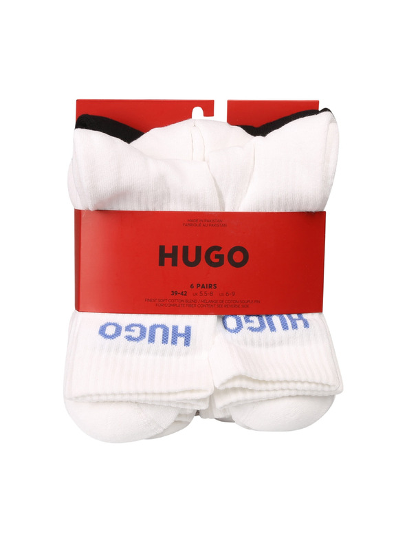 HUGO Hat darabos készlet - HUGO magas zokni többszínű