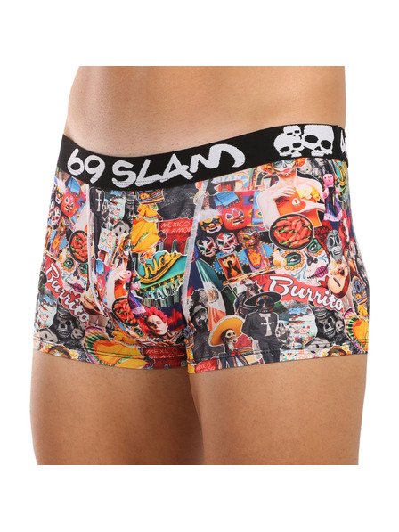 69slam Férfi boxeralsó 69SLAM Hip MEXICOLLAGE MASON