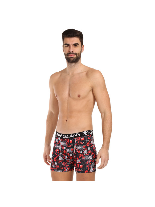 69slam Férfi boxeralsó 69SLAM fit night life