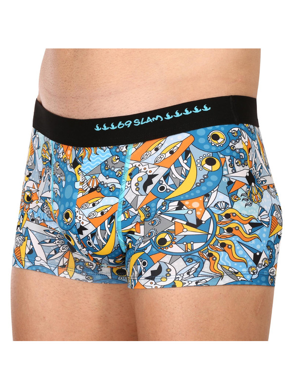 69slam Férfi boxeralsó 69SLAM hip exotic sea mason