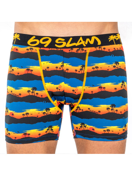 69slam Férfi boxeralsó 69SLAM fit sunset palm