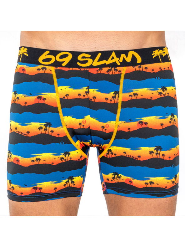 69slam Férfi boxeralsó 69SLAM fit sunset palm